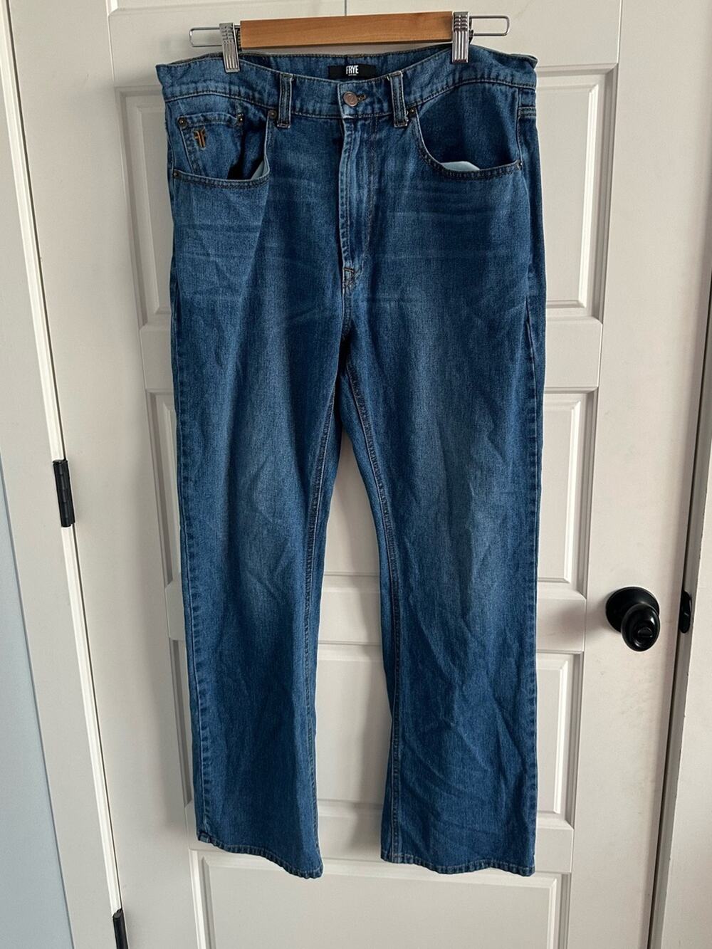 FRYE 34 x 32 Men’s Bootcut Denim Jeans Western Country